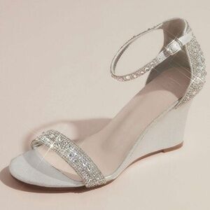 Crystal Embellished Wedges